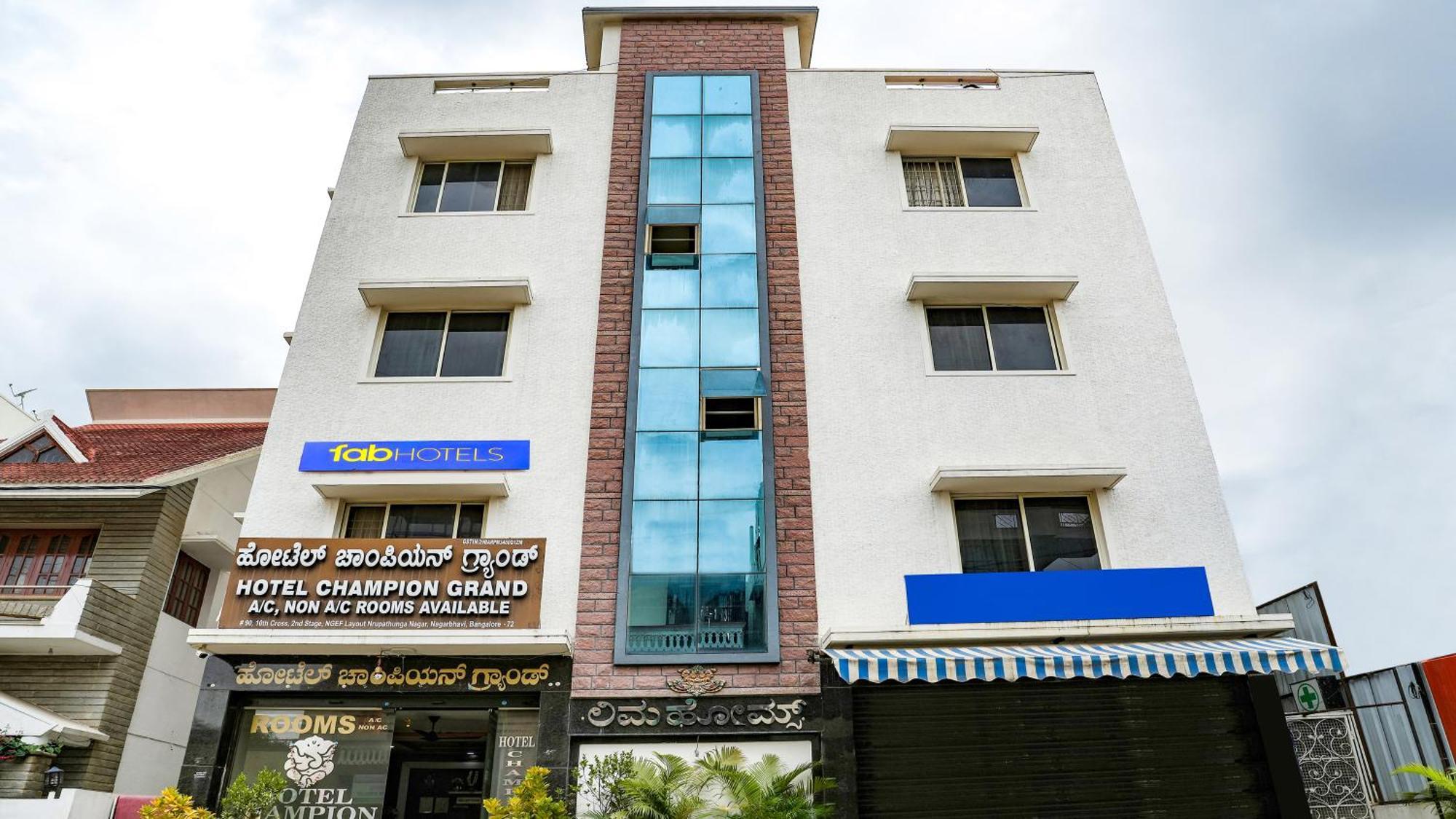 Fabhotel Champion Grand - Nr Fortis Hospital, Nagarbhavi Jalahalli Ngoại thất bức ảnh